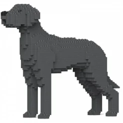 Jekca - Great Dane 01-M03 - Big - Lego - Sculpture - Construction - 4D - Brick Animals - Toys - Avvenice
