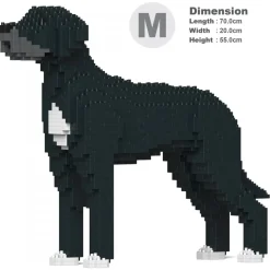 Jekca - Great Dane 01-M02 - Big - Lego - Sculpture - Construction - 4D - Brick Animals - Toys - Avvenice