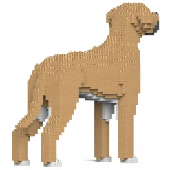 Jekca - Great Dane 01S-M01 - Lego - Sculpture - Construction - 4D - Brick Animals - Toys - Avvenice