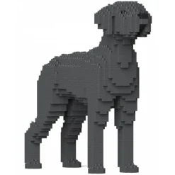 Jekca - Great Dane 01S-M03 - Lego - Sculpture - Construction - 4D - Brick Animals - Toys - Avvenice
