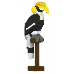 Jekca - Great Hornbill 01S - Lego - Sculpture - Construction - 4D - Brick Animals - Toys - Avvenice
