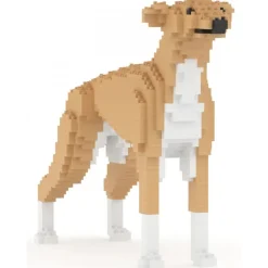 Jekca - Greyhound 01-M01 - Big - Lego - Sculpture - Construction - 4D - Brick Animals - Toys - Avvenice