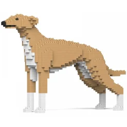 Jekca - Greyhound 01S-M01 - Lego - Sculpture - Construction - 4D - Brick Animals - Toys - Avvenice