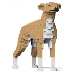 Jekca - Greyhound 01S-M01 - Lego - Sculpture - Construction - 4D - Brick Animals - Toys - Avvenice
