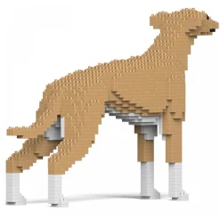 Jekca - Greyhound 01S-M01 - Lego - Sculpture - Construction - 4D - Brick Animals - Toys - Avvenice
