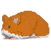 Jekca - Hamster 02-M03 - Big - Lego - Sculpture - Construction - 4D - Brick Animals - Toys - Avvenice
