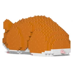 Jekca - Hamster 02-M03 - Big - Lego - Sculpture - Construction - 4D - Brick Animals - Toys - Avvenice