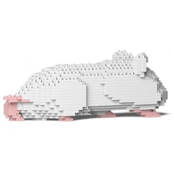 Jekca - Hamster 03-M04 - Big - Lego - Sculpture - Construction - 4D - Brick Animals - Toys - Avvenice