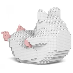 Jekca - Hamster 04-M04 - Big - Lego - Sculpture - Construction - 4D - Brick Animals - Toys - Avvenice