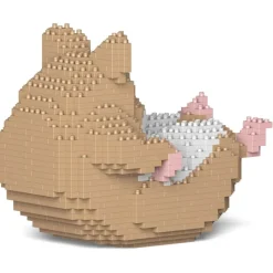 Jekca - Hamster 04-M01 - Big - Lego - Sculpture - Construction - 4D - Brick Animals - Toys - Avvenice
