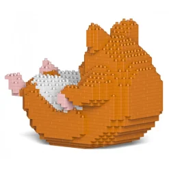 Jekca - Hamster 04-M03 - Big - Lego - Sculpture - Construction - 4D - Brick Animals - Toys - Avvenice