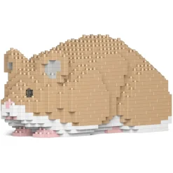 Jekca - Hamster 02-M01 - Big - Lego - Sculpture - Construction - 4D - Brick Animals - Toys - Avvenice