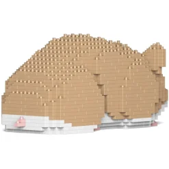 Jekca - Hamster 02-M01 - Big - Lego - Sculpture - Construction - 4D - Brick Animals - Toys - Avvenice