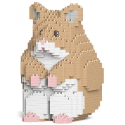 Jekca - Hamster 01-M01 - Big - Lego - Sculpture - Construction - 4D - Brick Animals - Toys - Avvenice