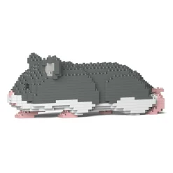 Jekca - Hamster 03S-M02 - Lego - Sculpture - Construction - 4D - Brick Animals - Toys - Avvenice