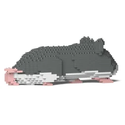 Jekca - Hamster 03S-M02 - Lego - Sculpture - Construction - 4D - Brick Animals - Toys - Avvenice