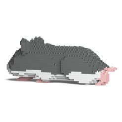 Jekca - Hamster 03S-M02 - Lego - Sculpture - Construction - 4D - Brick Animals - Toys - Avvenice