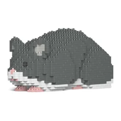 Jekca - Hamster 02S-M02 - Lego - Sculpture - Construction - 4D - Brick Animals - Toys - Avvenice