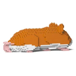 Jekca - Hamster 03S-M03 - Lego - Sculpture - Construction - 4D - Brick Animals - Toys - Avvenice