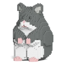 Jekca - Hamster 01S-M02 - Lego - Sculpture - Construction - 4D - Brick Animals - Toys - Avvenice