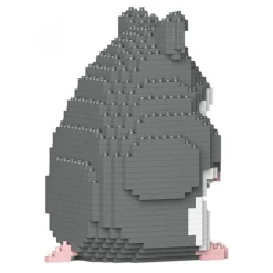Jekca - Hamster 01S-M02 - Lego - Sculpture - Construction - 4D - Brick Animals - Toys - Avvenice