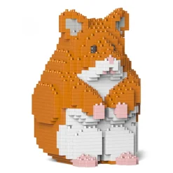 Jekca - Hamster 01S-M03 - Lego - Sculpture - Construction - 4D - Brick Animals - Toys - Avvenice