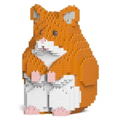 Jekca - Hamster 01S-M03 - Lego - Sculpture - Construction - 4D - Brick Animals - Toys - Avvenice