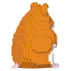Jekca - Hamster 01S-M03 - Lego - Sculpture - Construction - 4D - Brick Animals - Toys - Avvenice