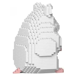 Jekca - Hamster 01S-M04 - Lego - Sculpture - Construction - 4D - Brick Animals - Toys - Avvenice