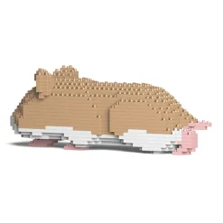 Jekca - Hamster 03S-M01 - Lego - Sculpture - Construction - 4D - Brick Animals - Toys - Avvenice