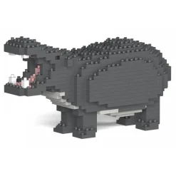 Jekca - Hippo 01S - Lego - Sculpture - Construction - 4D - Brick Animals - Toys - Avvenice