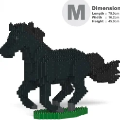 Jekca - Horse 01-M03 - Big - Lego - Sculpture - Construction - 4D - Brick Animals - Toys - Avvenice