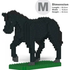 Jekca - Horse 02-M03 - Big - Lego - Sculpture - Construction - 4D - Brick Animals - Toys - Avvenice