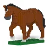 Jekca - Horse 02S-M01 - Lego - Sculpture - Construction - 4D - Brick Animals - Toys - Avvenice