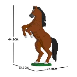 Jekca - Horse 03S-M01 - Lego - Sculpture - Construction - 4D - Brick Animals - Toys - Avvenice