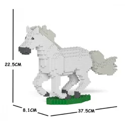 Jekca - Horse 01S-M02 - Lego - Sculpture - Construction - 4D - Brick Animals - Toys - Avvenice