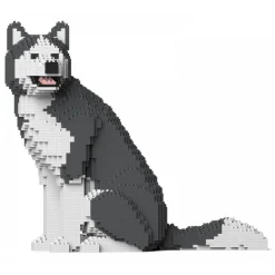 Jekca - Husky 4-in-1 Pack 01-M04 - Big - Lego - Sculpture - Construction - 4D - Brick Animals - Toys - Avvenice