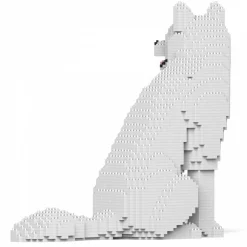 Jekca - Husky 4-in-1 Pack 01-M02 - Big - Lego - Sculpture - Construction - 4D - Brick Animals - Toys - Avvenice