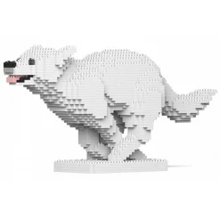 Jekca - Husky 4-in-1 Pack 01-M02 - Big - Lego - Sculpture - Construction - 4D - Brick Animals - Toys - Avvenice