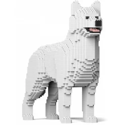 Jekca - Husky 4-in-1 Pack 01-M02 - Big - Lego - Sculpture - Construction - 4D - Brick Animals - Toys - Avvenice
