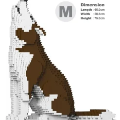 Jekca - Husky 4-in-1 Pack 01-M03 - Big - Lego - Sculpture - Construction - 4D - Brick Animals - Toys - Avvenice
