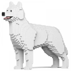 Jekca - Husky 4-in-1 Pack 01S-M02 - Lego - Sculpture - Construction - 4D - Brick Animals - Toys - Avvenice