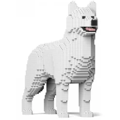 Jekca - Husky 4-in-1 Pack 01S-M02 - Lego - Sculpture - Construction - 4D - Brick Animals - Toys - Avvenice