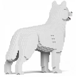 Jekca - Husky 4-in-1 Pack 01S-M02 - Lego - Sculpture - Construction - 4D - Brick Animals - Toys - Avvenice