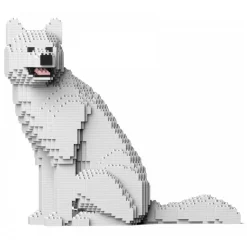 Jekca - Husky 4-in-1 Pack 01S-M02 - Lego - Sculpture - Construction - 4D - Brick Animals - Toys - Avvenice