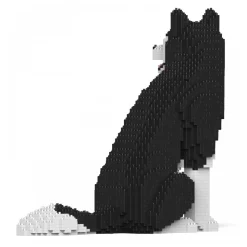 Jekca - Husky 4-in-1 Pack 01S-M01 - Lego - Sculpture - Construction - 4D - Brick Animals - Toys - Avvenice