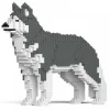 Jekca - Husky 01-M04 - Big - Lego - Sculpture - Construction - 4D - Brick Animals - Toys - Avvenice