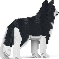 Jekca - Husky 01-M01 - Big - Lego - Sculpture - Construction - 4D - Brick Animals - Toys - Avvenice
