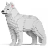 Jekca - Husky 01S-M02 - Lego - Sculpture - Construction - 4D - Brick Animals - Toys - Avvenice