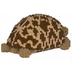 Jekca - Indian Star Tortoise 01 - Big - Lego - Sculpture - Construction - 4D - Brick Animals - Toys - Avvenice